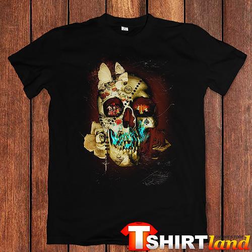 Тениска "Art Face of Skull"