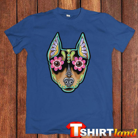 Тениска Chihuahua Skull Flowers