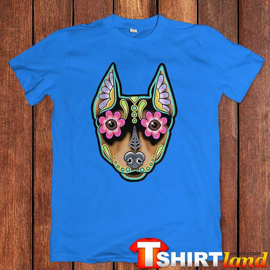 Тениска Chihuahua Skull Flowers