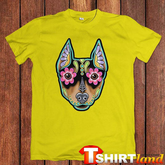 Тениска Chihuahua Skull Flowers