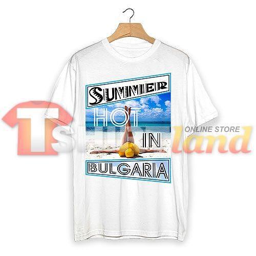 T-shirt "Summer hot in Bulgaria" F102