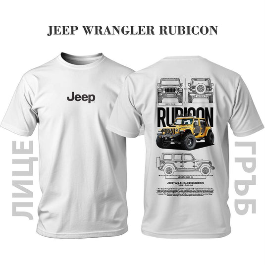 Тениска YELLOW JEEP WRANGLER RUBICON