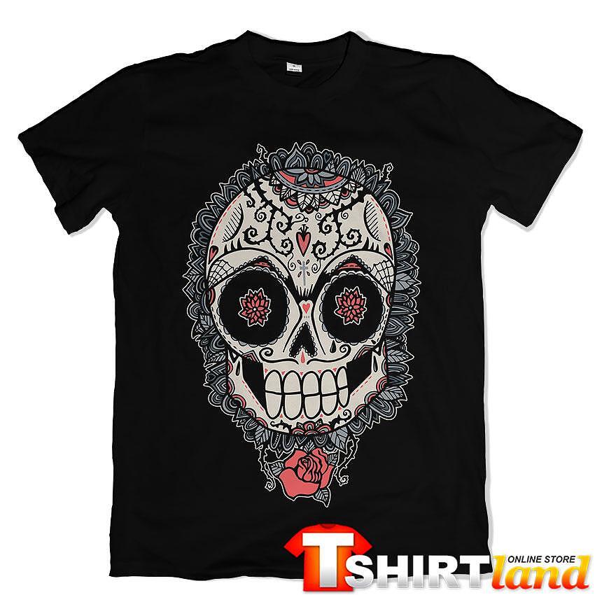 Тениска Calavera Rose & Heart