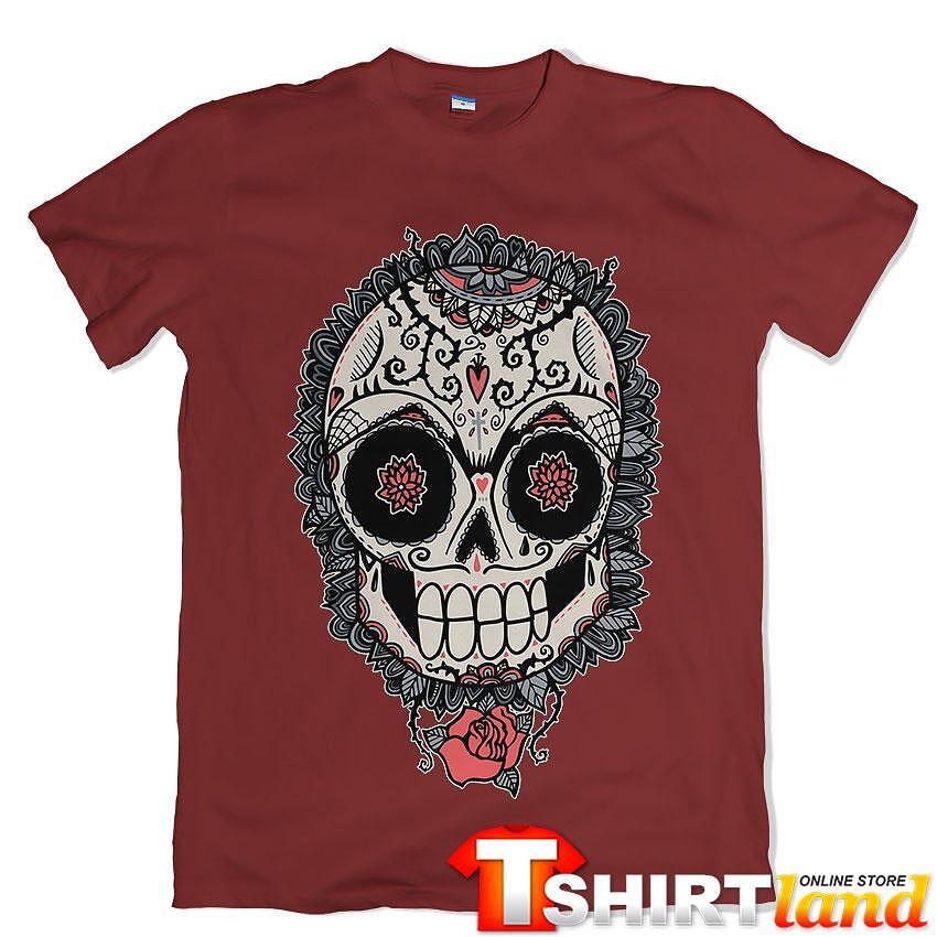 Тениска Calavera Rose & Heart