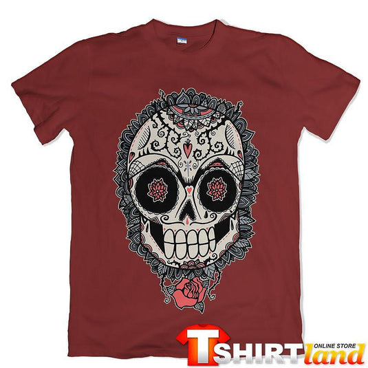 Тениска Calavera Rose & Heart