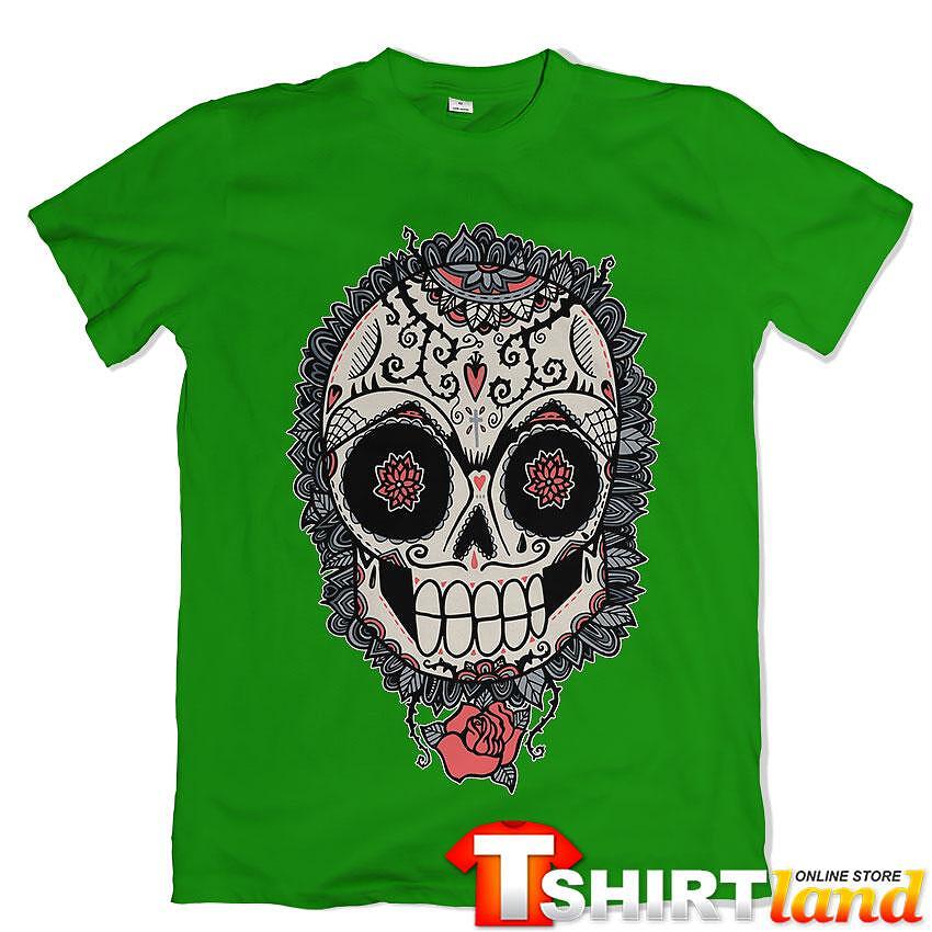 Тениска Calavera Rose & Heart