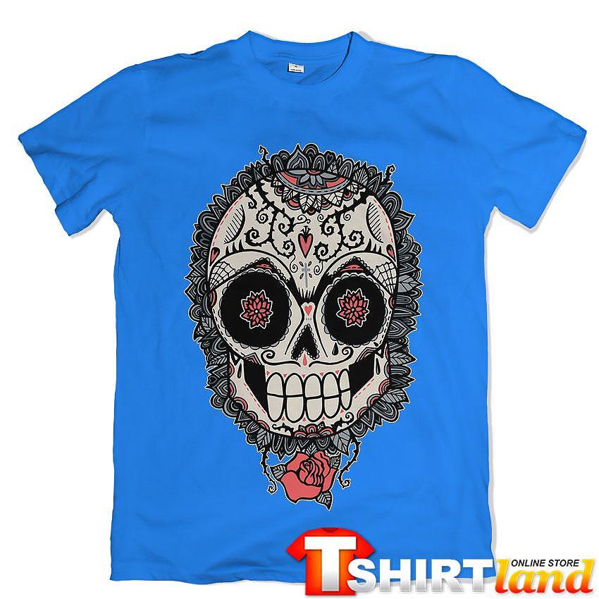 Тениска Calavera Rose & Heart