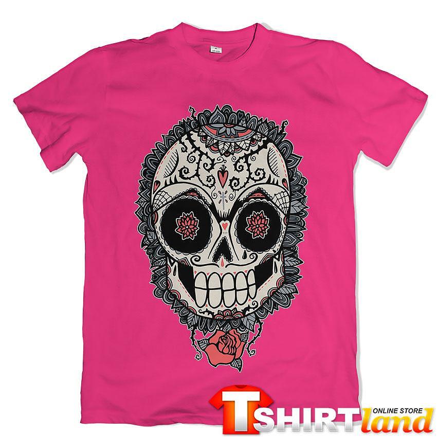Тениска Calavera Rose & Heart