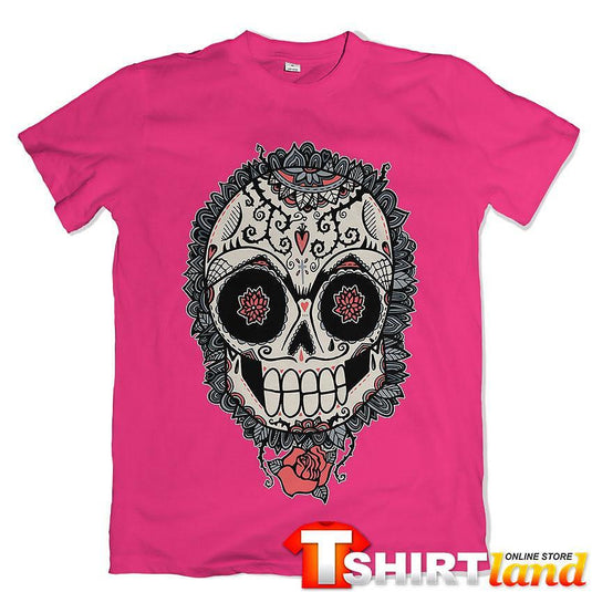 Тениска Calavera Rose & Heart