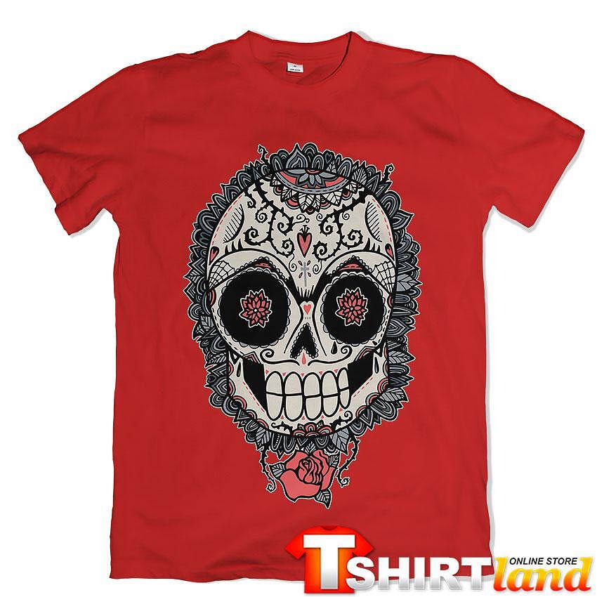 Тениска Calavera Rose & Heart