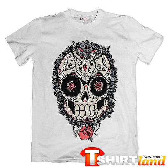 Тениска Calavera Rose & Heart