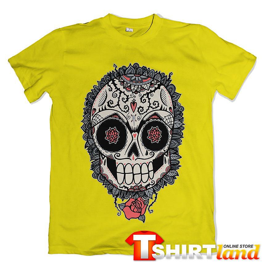 Тениска Calavera Rose & Heart