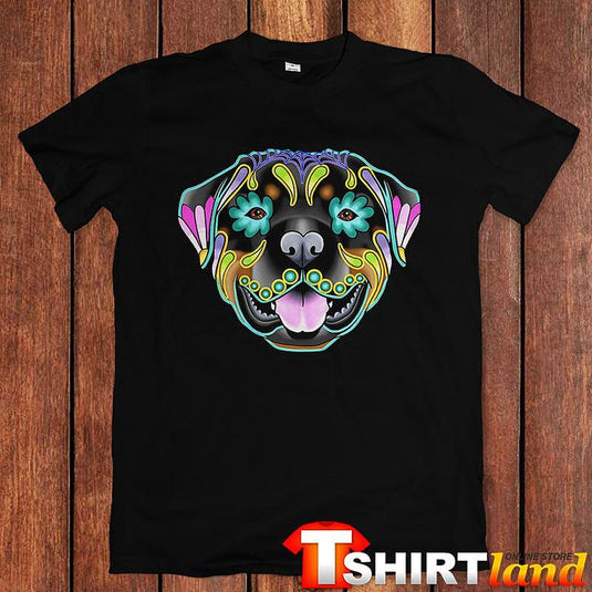 Тениска Art Flowers Head - French Bulldog