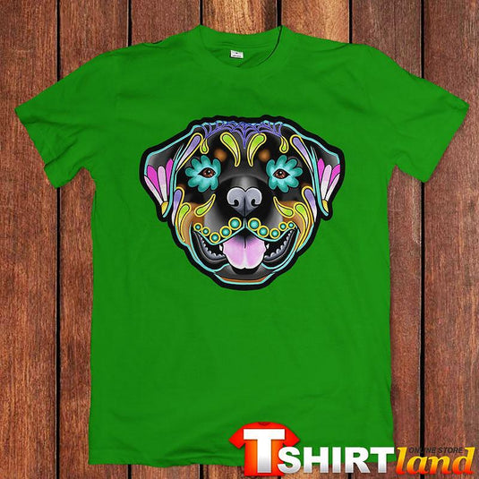 Тениска Art Flowers Head - French Bulldog