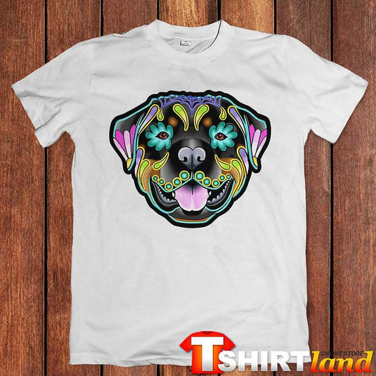 Тениска Art Flowers Head - French Bulldog