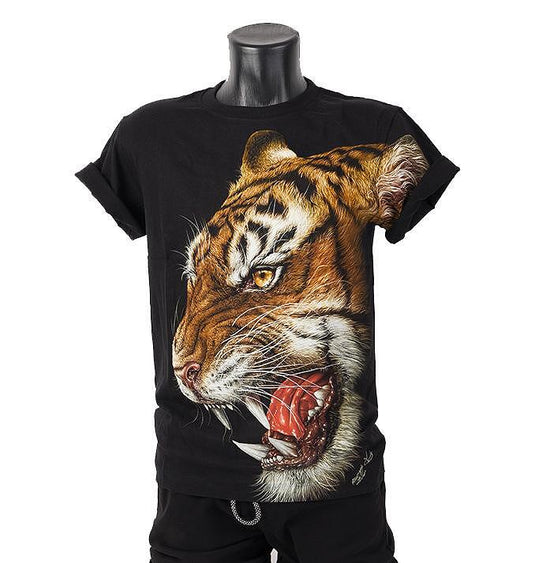 Тениска Big Tiger Head 2 3D-130