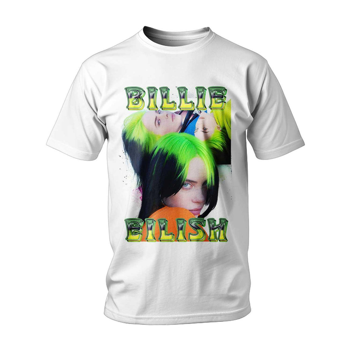 Billie Eilish "Green Ink & Silence" T-shirt