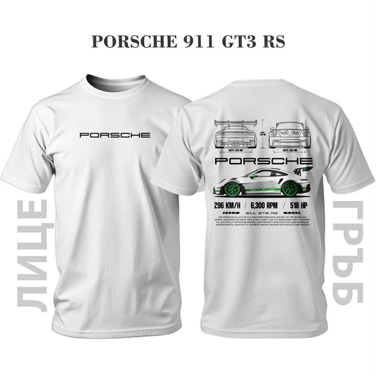 Тениска WHITE PORSCHE 911 GT3 RS