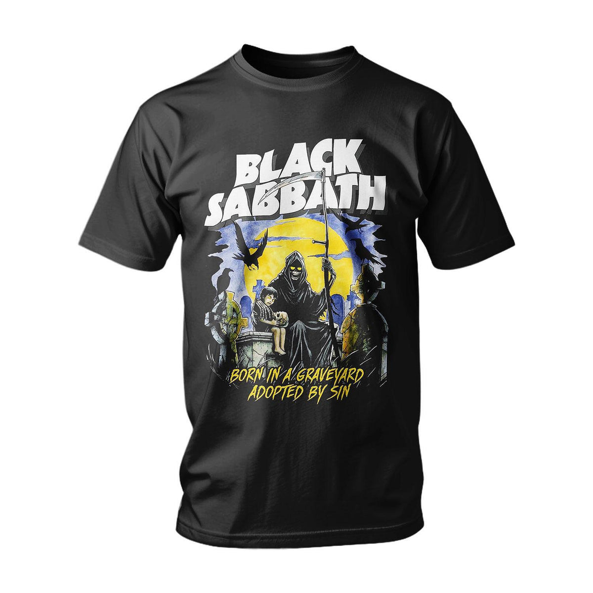 Tricou Black Sabbath - Born In A Graveyard