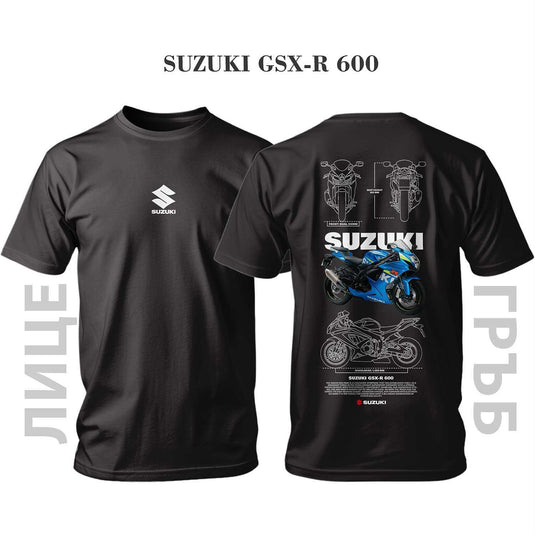 Тениска BLUE SUZUKI GSX-R 600