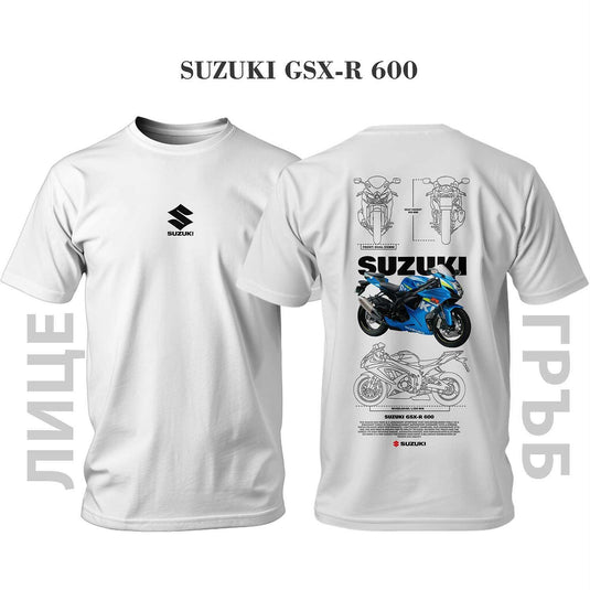 Тениска BLUE SUZUKI GSX-R 600