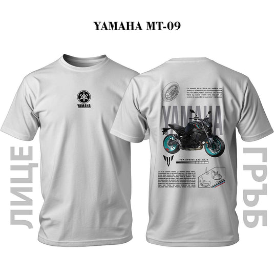 Тениска BLACK Yamaha MT-09