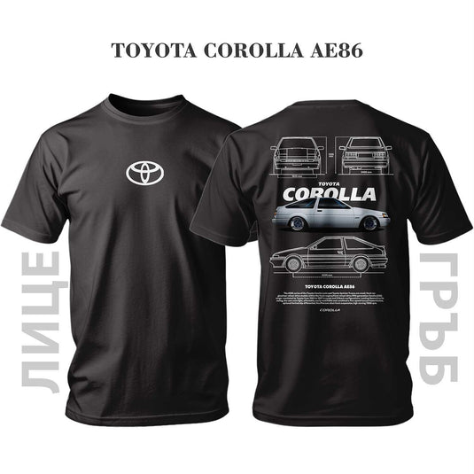 Тениска TOYOTA COROLLA AE86