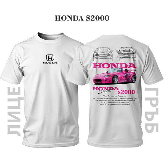 Тениска PINK HONDA S2000 THE POWER OF DREAMS