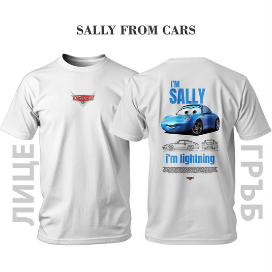 Тениска BLUE PORSCHE SALLY FROM CARS 2