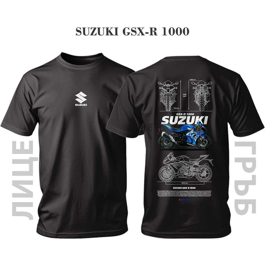 Тениска BLUE SUZUKI GSX-R 1000
