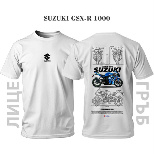 Тениска BLUE SUZUKI GSX-R 1000