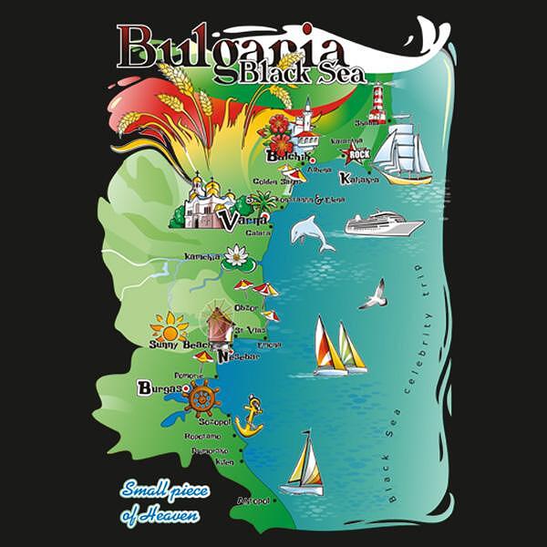 T-shirt Bulgarian Black Sea Coast