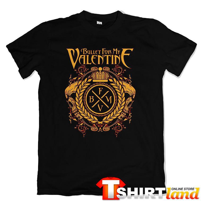 Тениска Bullet for my Valentine Skulls and crown