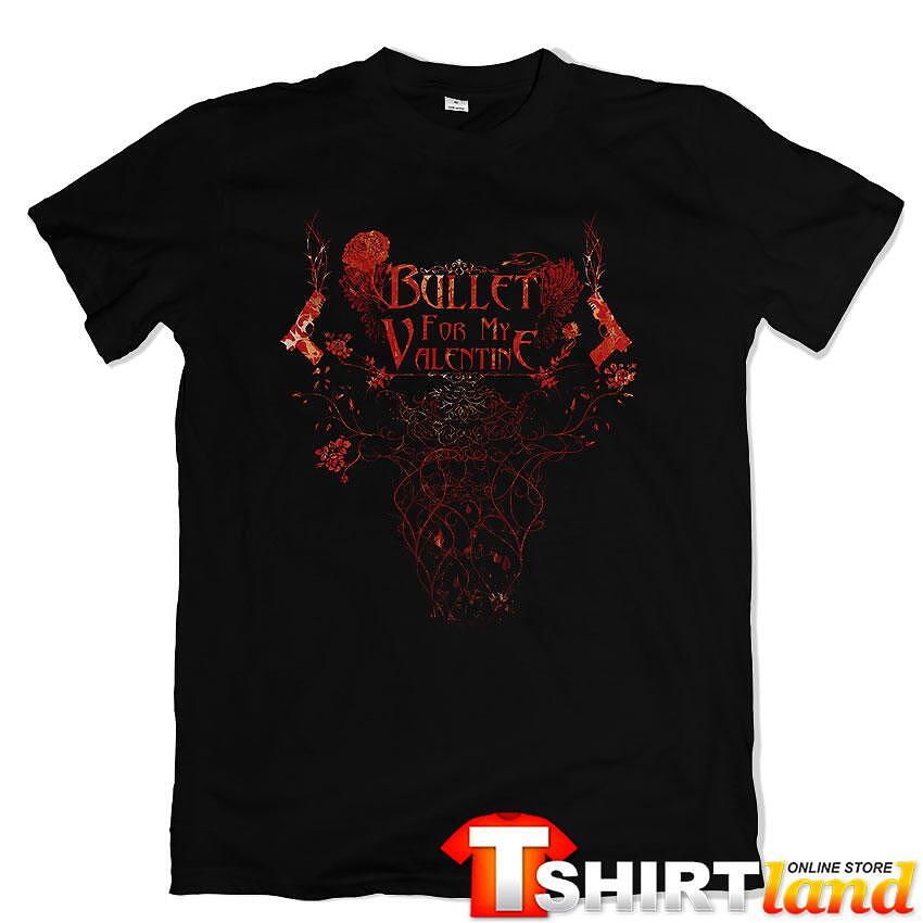 Тениска Bullet for my Valentine Floral motif