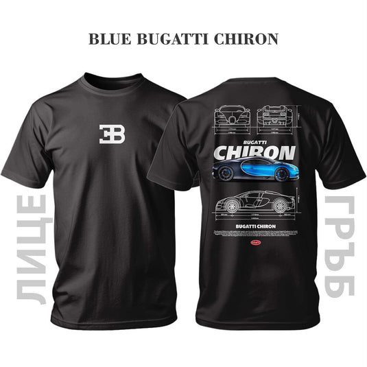 Тениска BLUE BUGATTI CHIRON