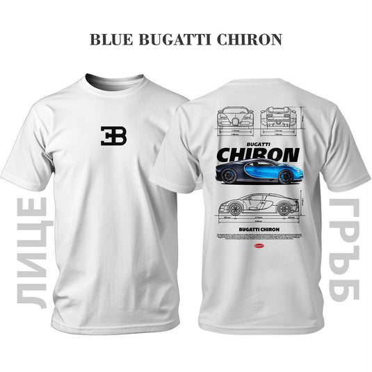 Тениска BLUE BUGATTI CHIRON