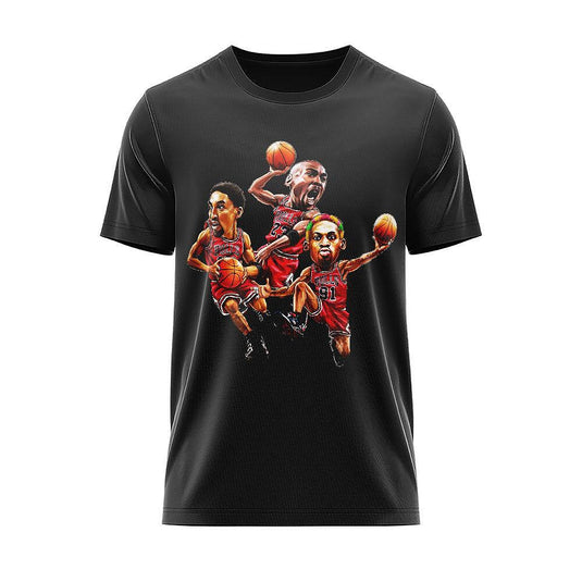 Тениска Chicago Bulls Gen.5 Michael Jordan Scottie Pippen Dennis Rodman