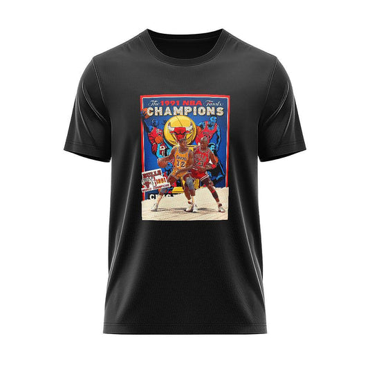 Тениска LA Lakers Chicago Bulls The 1991 NBA Finals Magic MJ