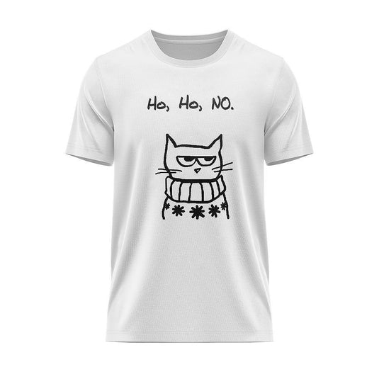 Тениска Christmas Mad Cat Ho, Ho, No CHR_44