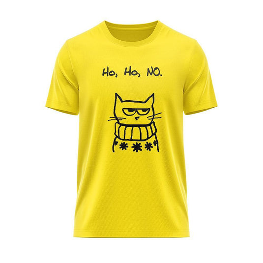 Тениска Christmas Mad Cat Ho, Ho, No CHR_44