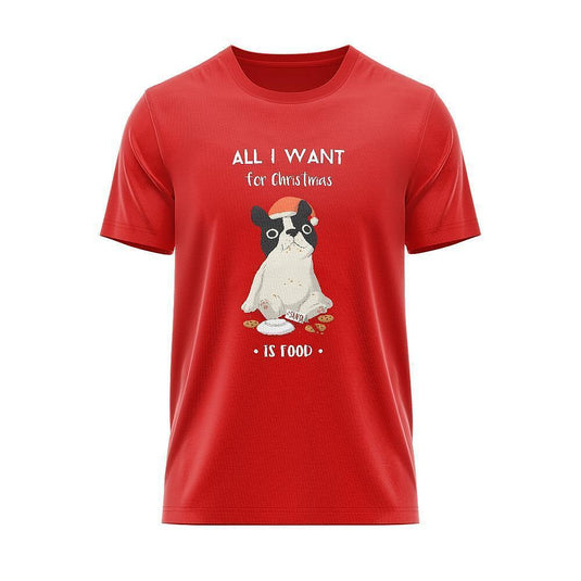 Тениска Christmas All I Want For Christmas Is Food CHR_49