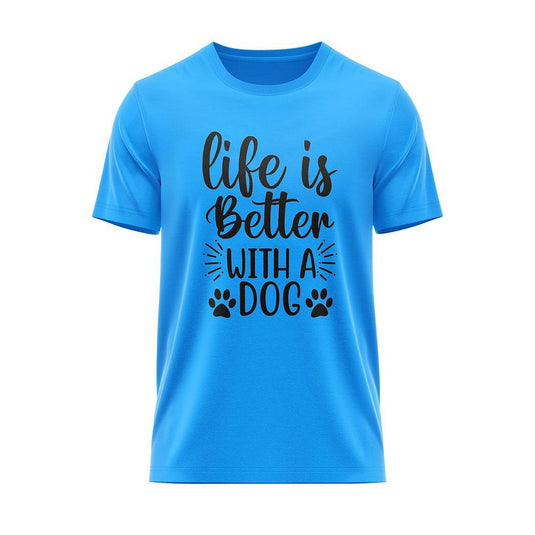 Тениска "Life is a better with a dog"