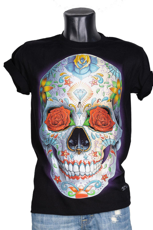 Тениска Cool Colorful Skeleton 4D-06
