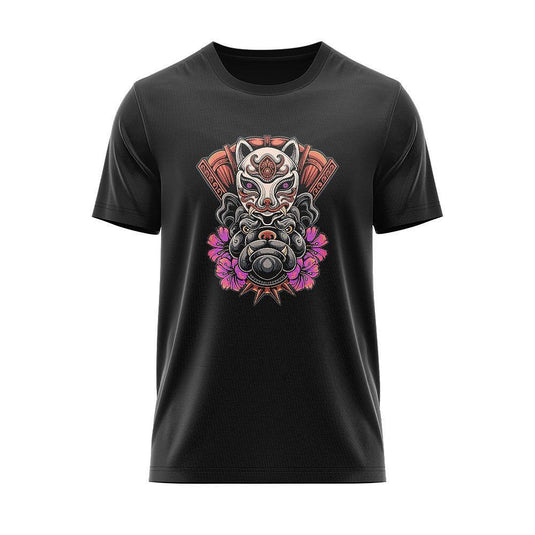 Тениска Japan Art Mask and Dog JPN_29