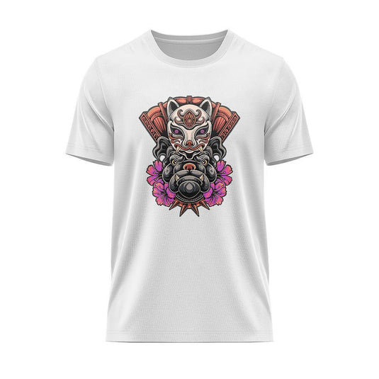 Тениска Japan Art Mask and Dog JPN_29