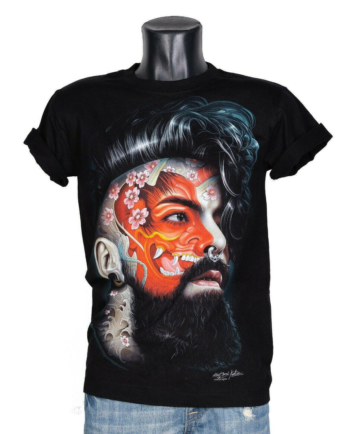 T-shirt Demon Soul Beard Man GR-744