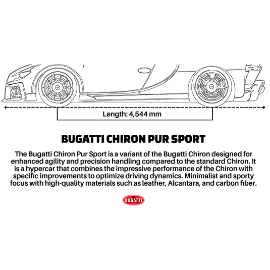 Тениска BUGATTI CHIRON PUR SPORT