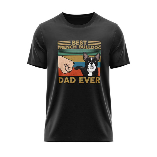 Тениска "Best French Buldog Dad Ever"