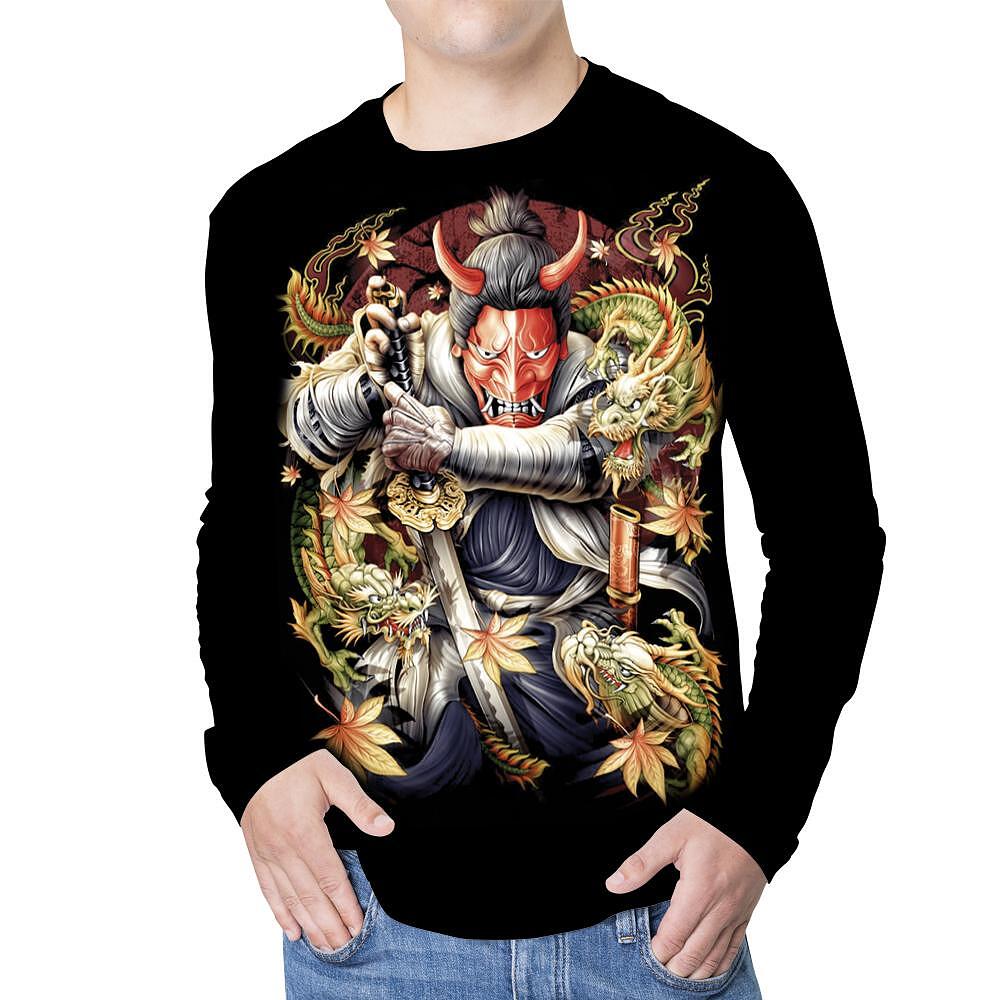 Блуза с дълъг ръкав Dragon Demon Assassin 3D-152