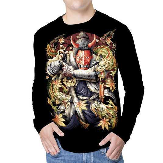 Блуза с дълъг ръкав Dragon Demon Assassin 3D-152